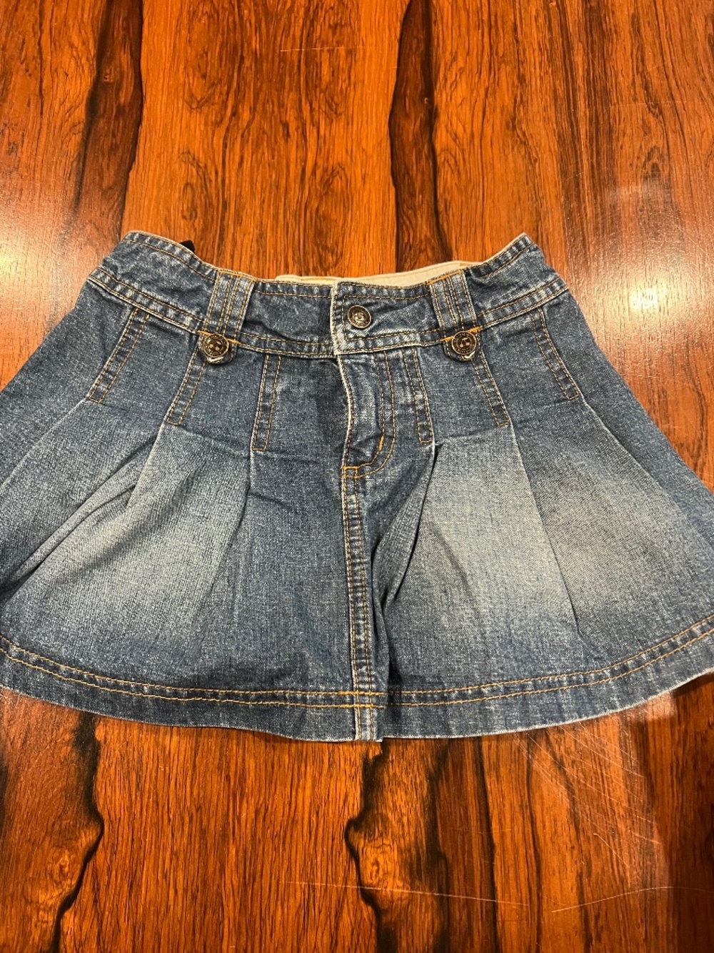 Bonpoint Girls Denim Skirt Size 8